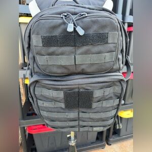 5.11 Tactical Backpack Rush 24 37L Black Heavy Canvas Durable Style 58601